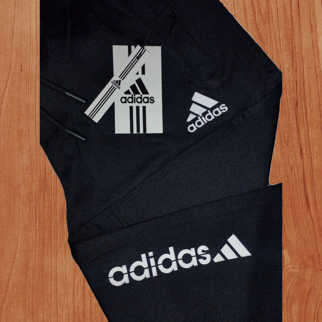 Adidas Black Lycra Stretchable Imported Trouser – Premium Fit
