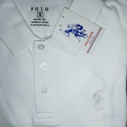 White Polo Imported T-Shirt – Premium Quality