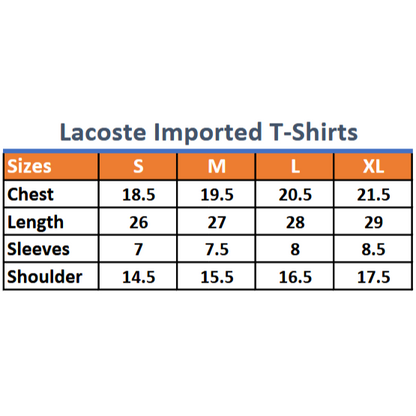 Lacoste Haute Pink T-Shirt – Premium Soft Cotton Jersey