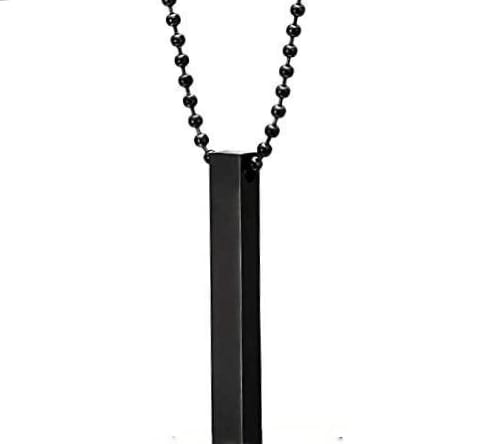 Vertical Bar Boy's Necklace