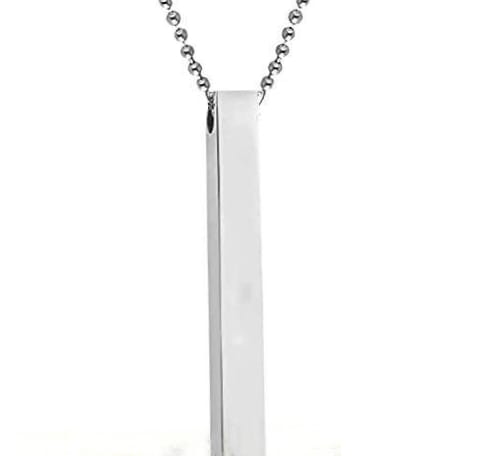 Vertical Bar Boy's Necklace