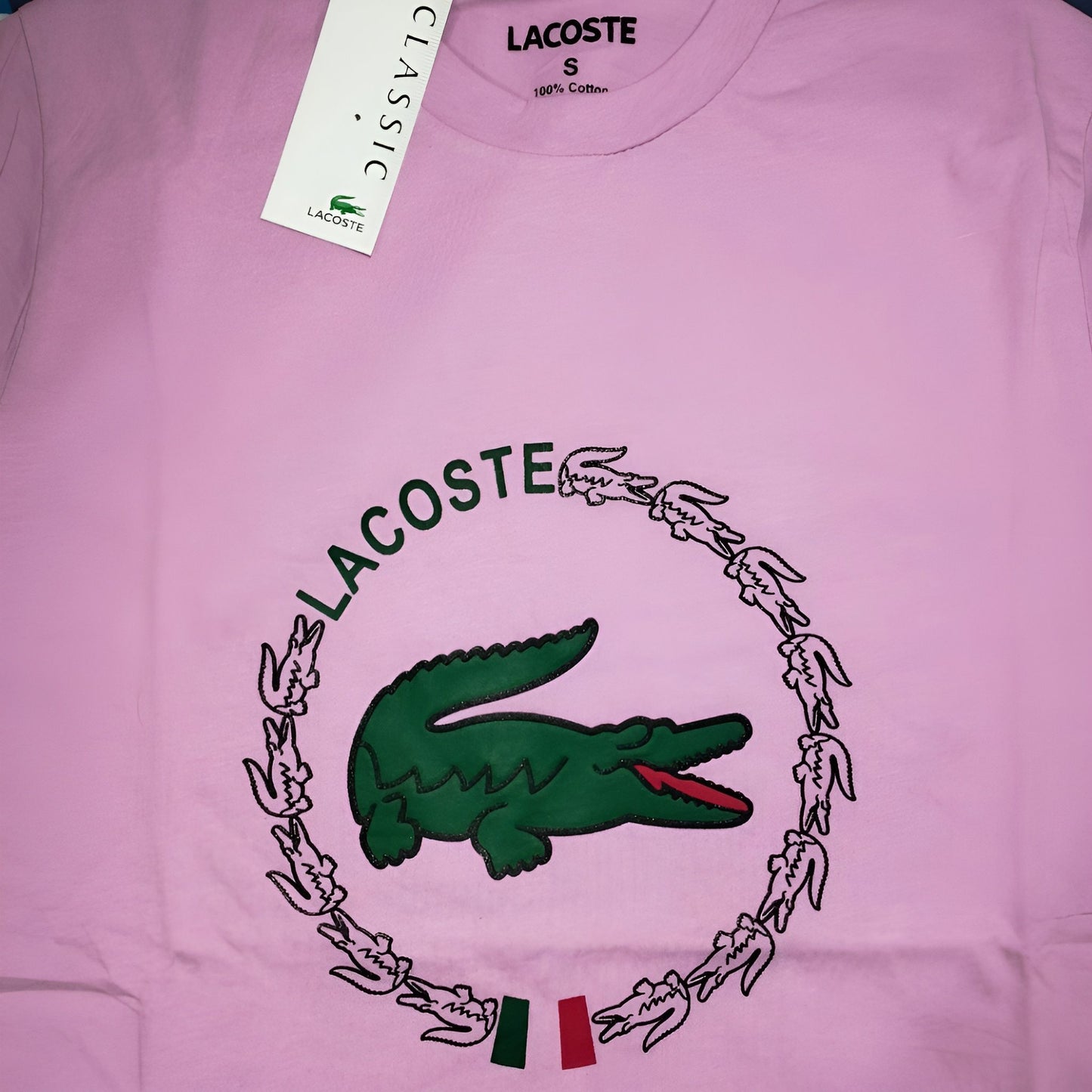 Lacoste Haute Pink T-Shirt – Premium Soft Cotton Jersey