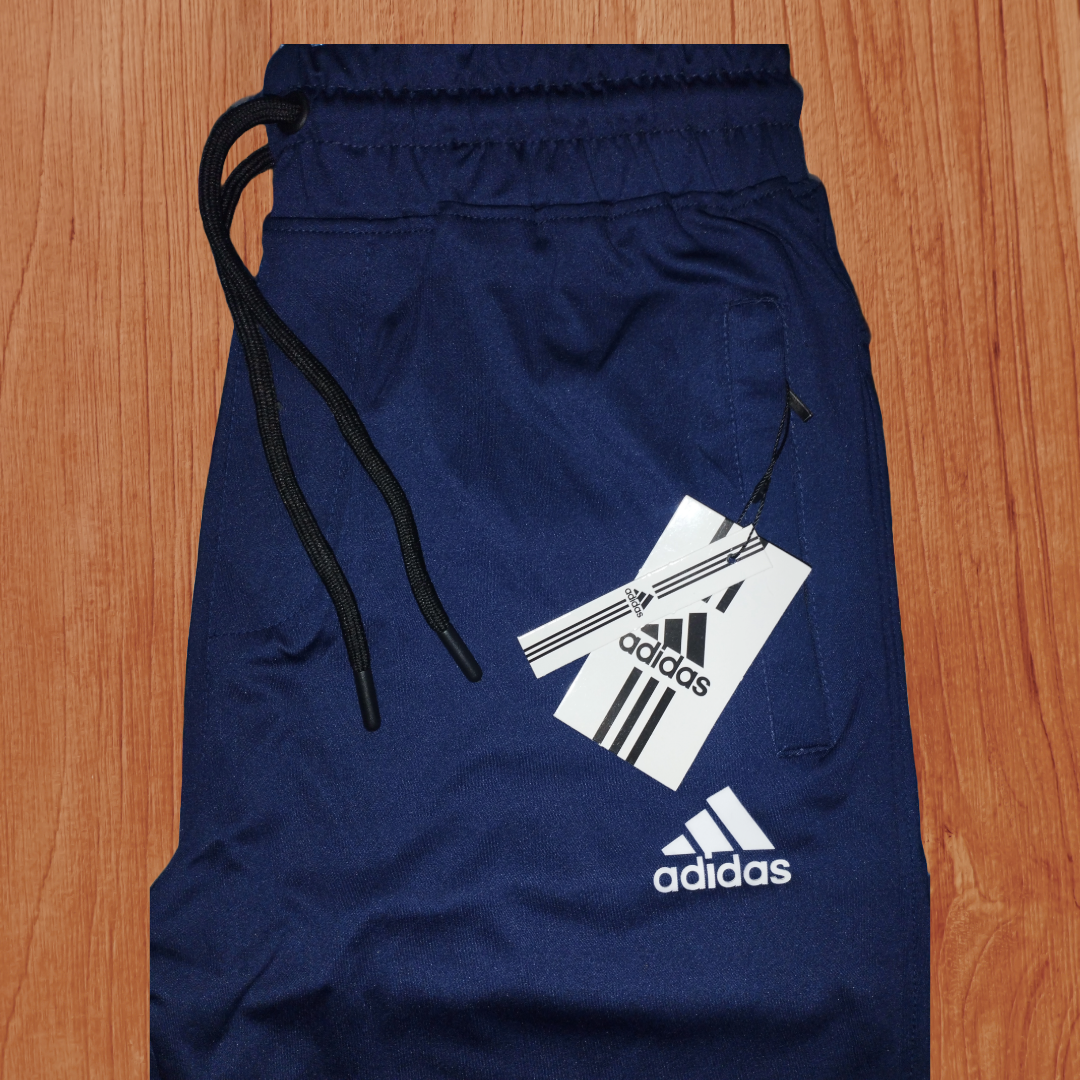 Adidas Navy Blue Lycra Stretchable Imported Trouser – Premium Fit