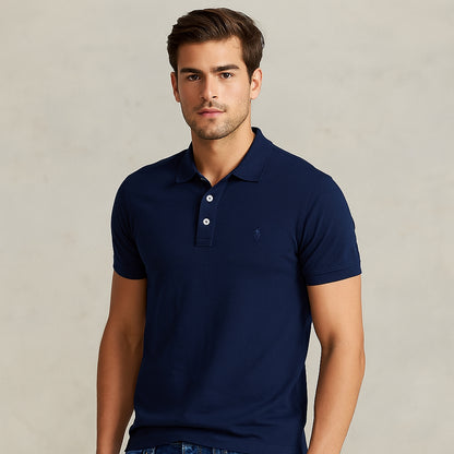 Dark Blue Polo Imported T-Shirt – Premium Quality