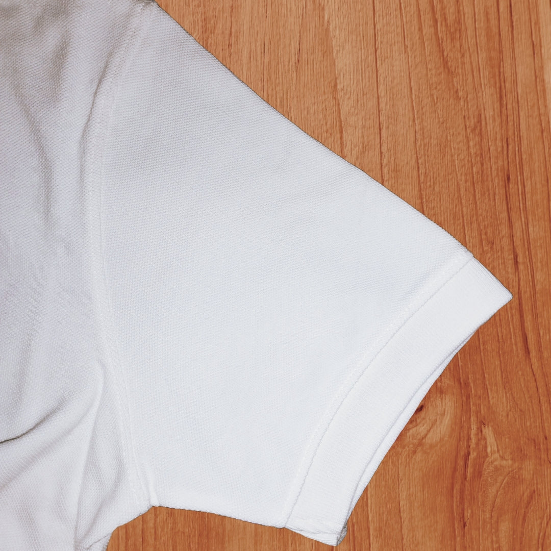 White Polo Imported T-Shirt – Premium Quality