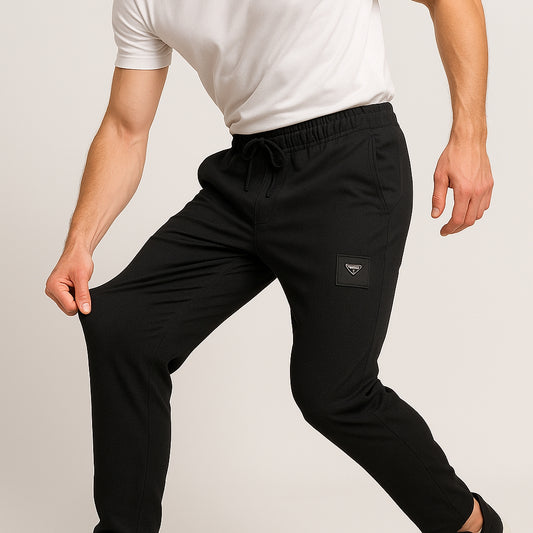 Parada Milano Black Dry Fit Trouser for Men