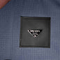 Cyan Blue Milano Black Dry Fit Trouser for Men