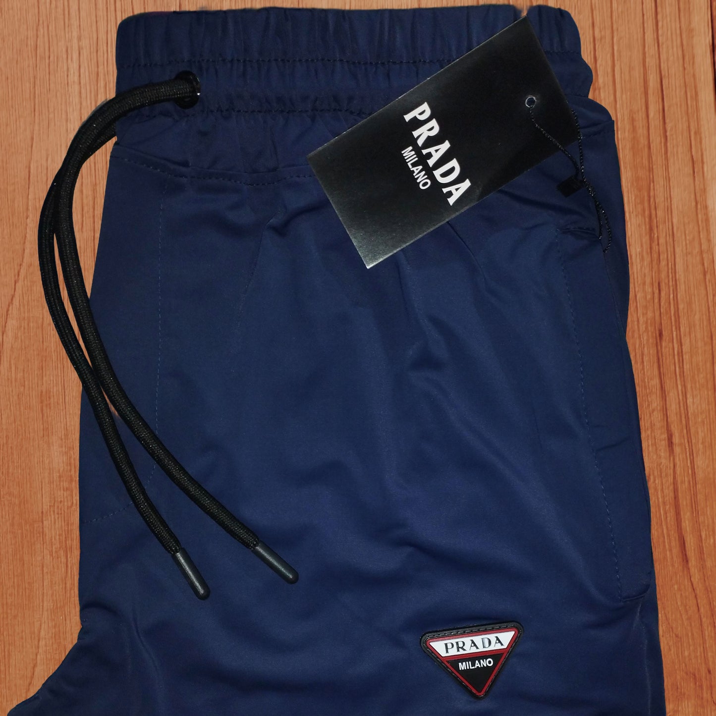 Parada Milano Tealish Blue Dry Fit Trouser for Men
